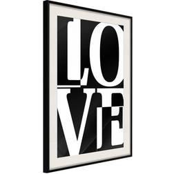 Arkiio Affisch Black and White Love [Poster] 40x60 Poster